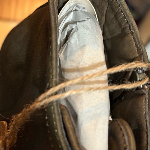 Seven7 Women's Olive Lace Up Boots w/zip-up option Size 7 NWT! - Picture 5 of 6